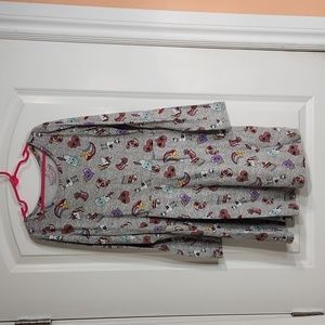 The Children's Place Large (10/12) Graphic Long Sleeve Dress